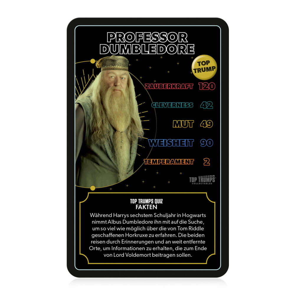 Winning Moves Top Trumps Harry Potter Hogwarts Collectables, Kartenspiel, Trumpfspiel, Quartett, Karten Spiel, WM03495-GER-6