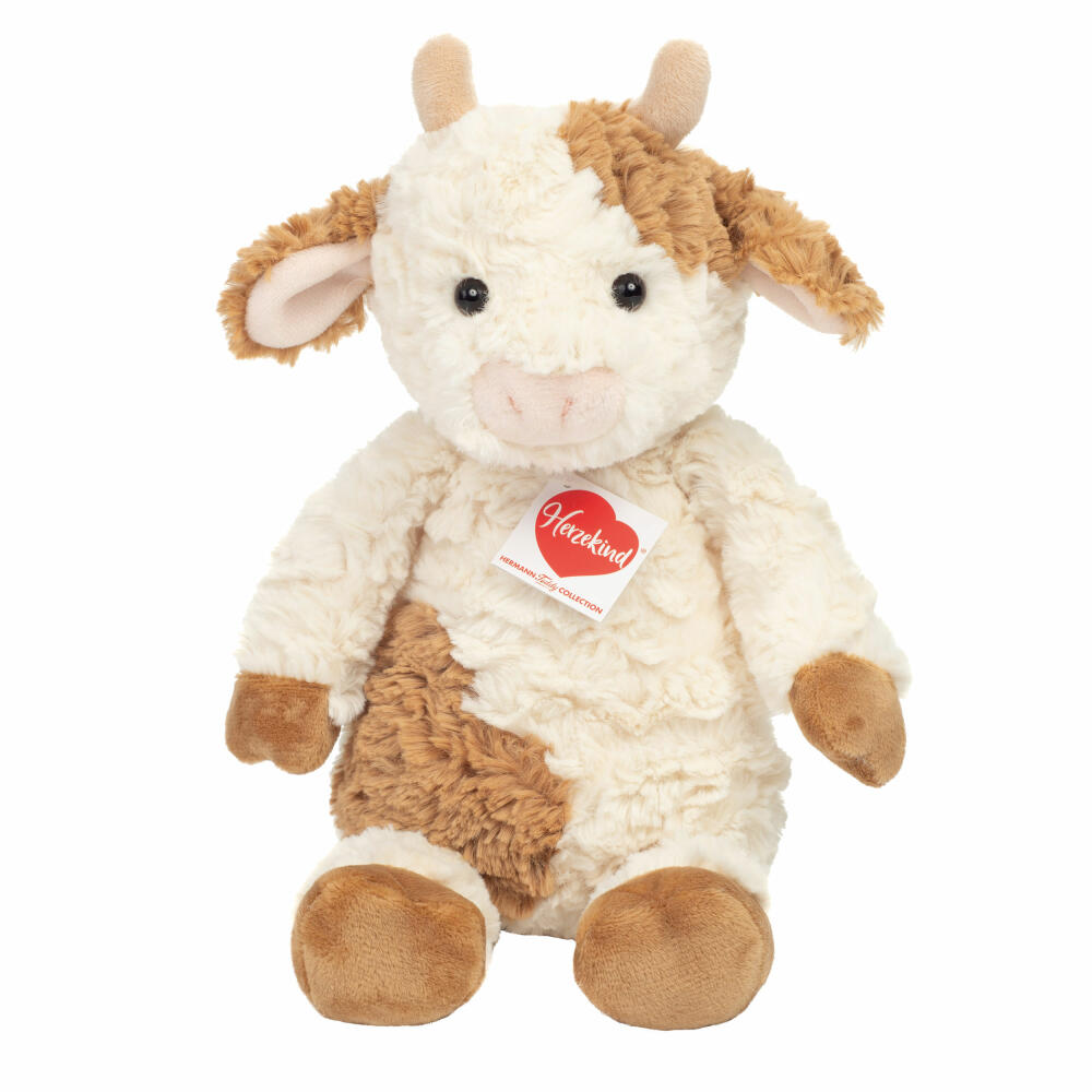 Teddy Hermann Kuh Gerda, Kuscheltier, Stofftier, Plüschtier, Bauernhoftier, Plüsch, 32 cm, 939399