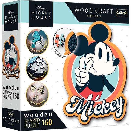 Trefl Holz Puzzle Disney - Mickey Maus, 160 Teile, 20191