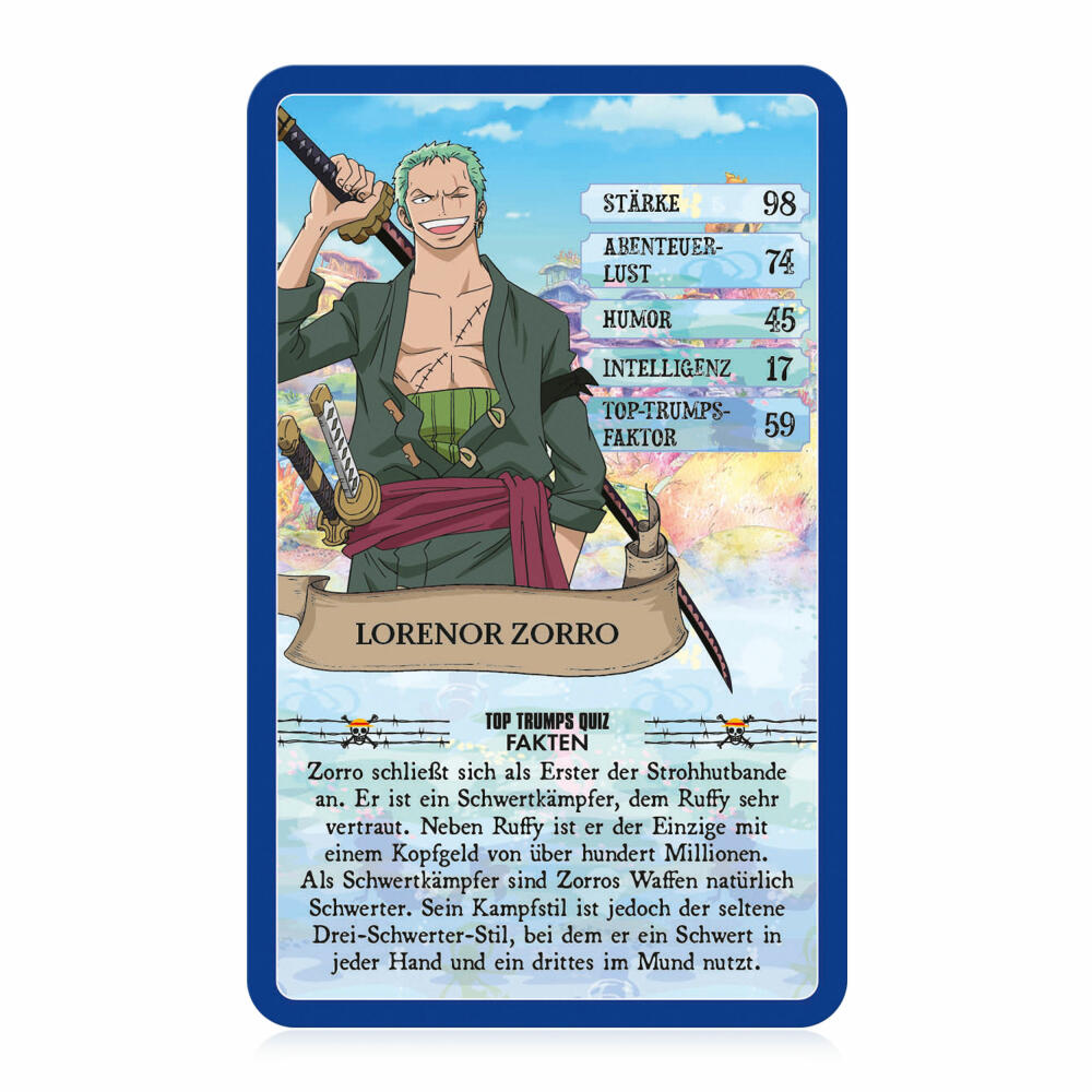 Winning Moves Top Trumps One Piece Collectables, Kartenspiel, Trumpfspiel, Quartett, Karten Spiel, WM03645-GER-6