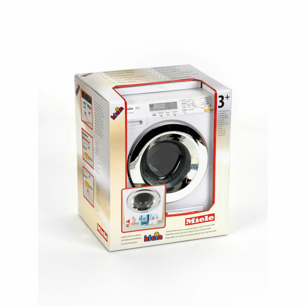 Theo Klein Miele Waschmaschine, Kinderwaschmaschine, Kinder Spielzeug, Zubehör, 6941