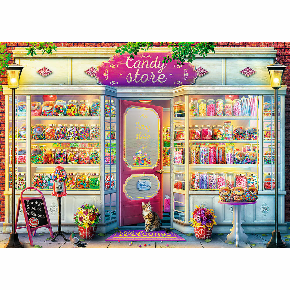 Trefl Puzzle Candy Store, sweets, 500 pieces, 48 ​​x 34 cm, 37407