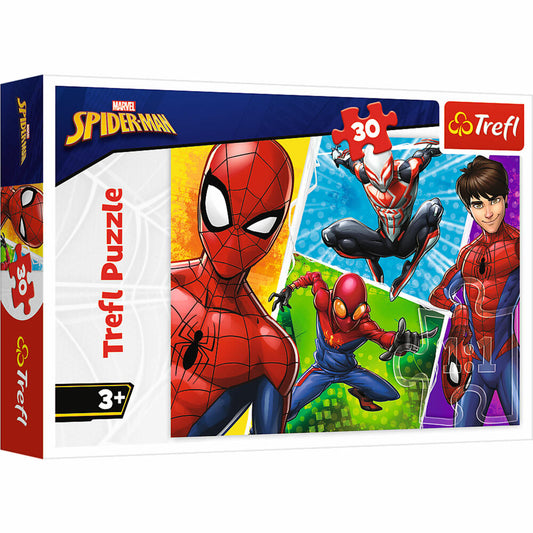 Trefl Puzzle Spiderman, children's puzzle, 30 pieces, 27 x 20 cm, 18242