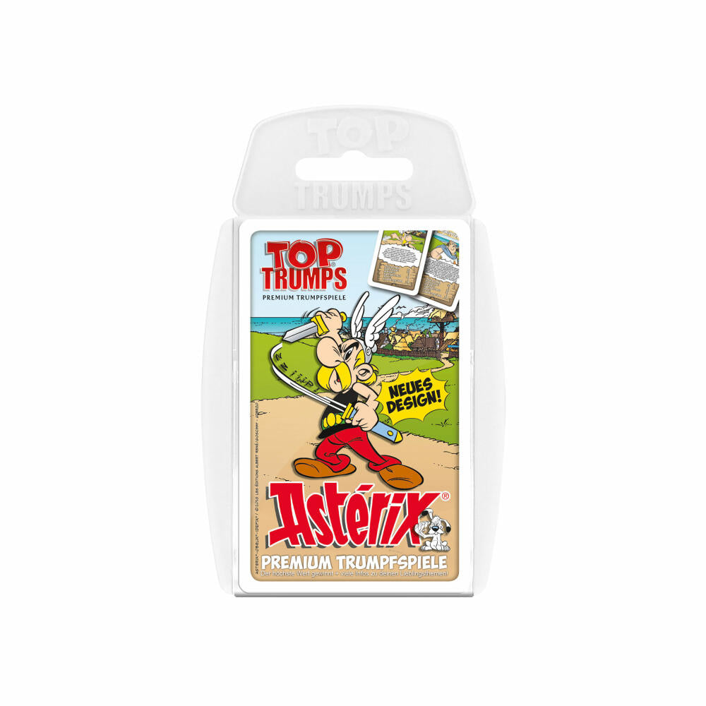 Winning Moves Top Trumps Asterix, card game, trump game, quartet, card game, WM04069-GER-12