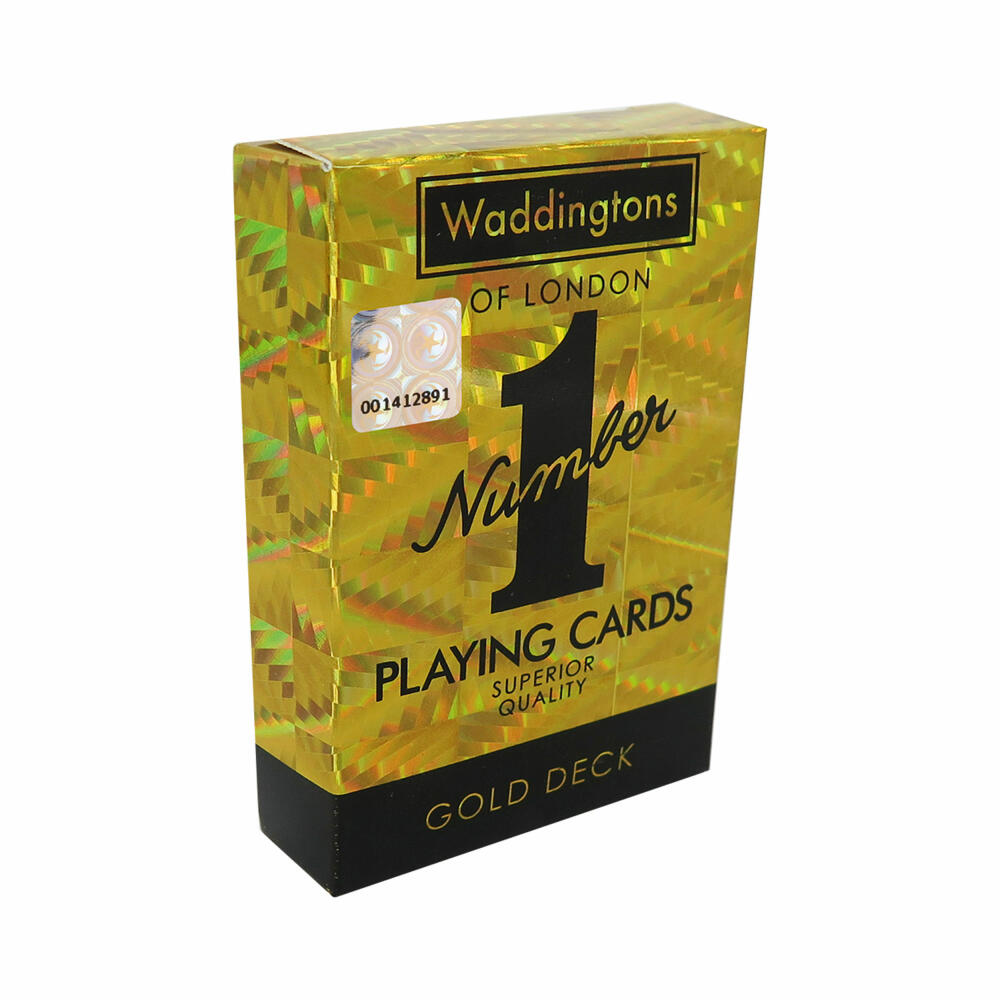 Winning Moves No1 Spielkarten Gold Deck, Kartenspiel, Skatspiel, Spiel Karten, Französisches Blatt, 029391