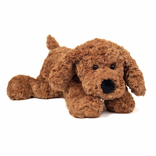 Teddy Hermann Schlenkerhund, Kuscheltier, Stofftier, Plüschtier, Hund, Plüsch, Braun, 28 cm, 919742