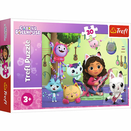 Trefl Puzzle Gabby's Dollhouse, children's puzzle, 30 pieces, 27 x 20 cm, 18301