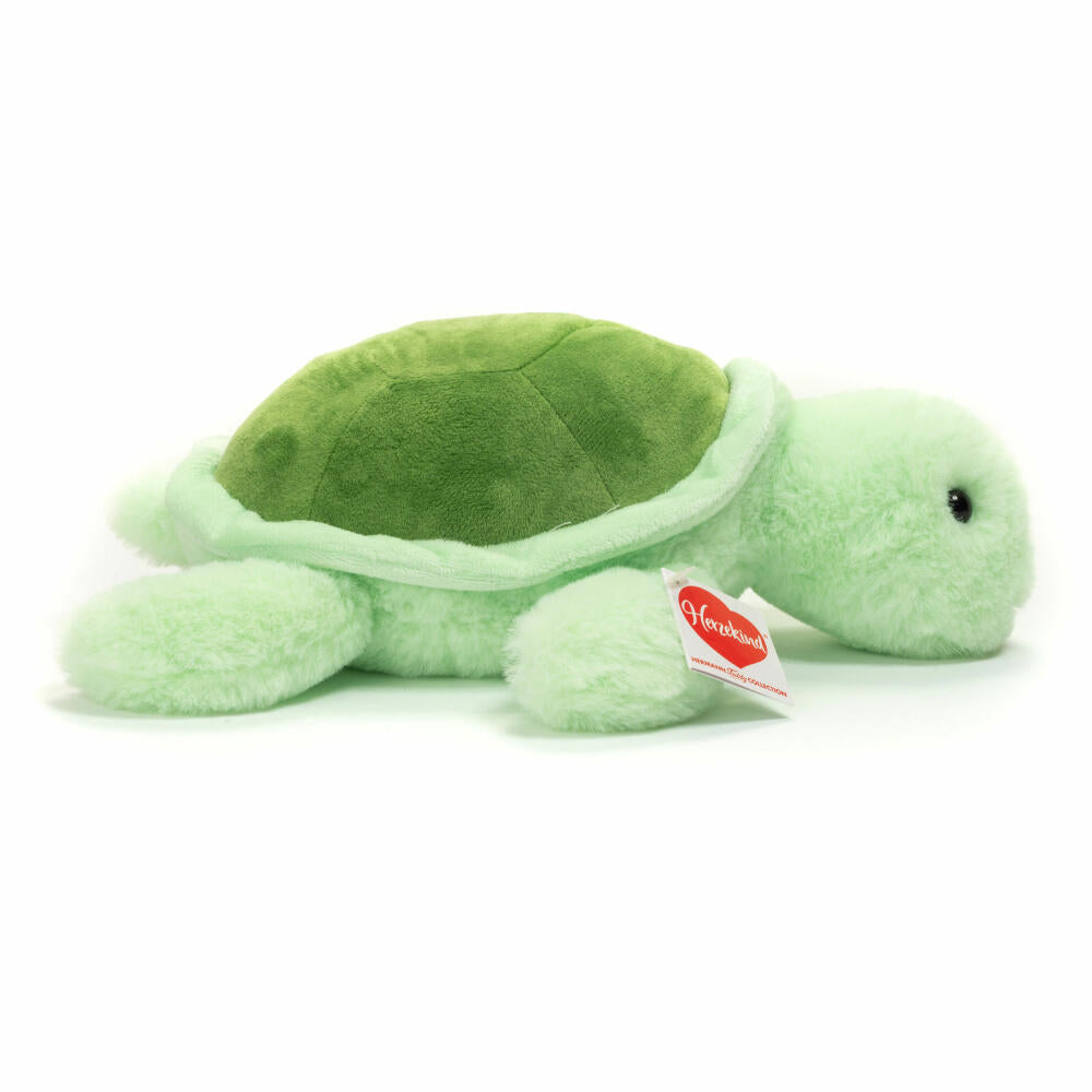 Teddy Hermann Schildkröte Sandy, Plüschtier, Kuscheltier, Meerestier, Plüsch, Grün, 30 cm, 939290