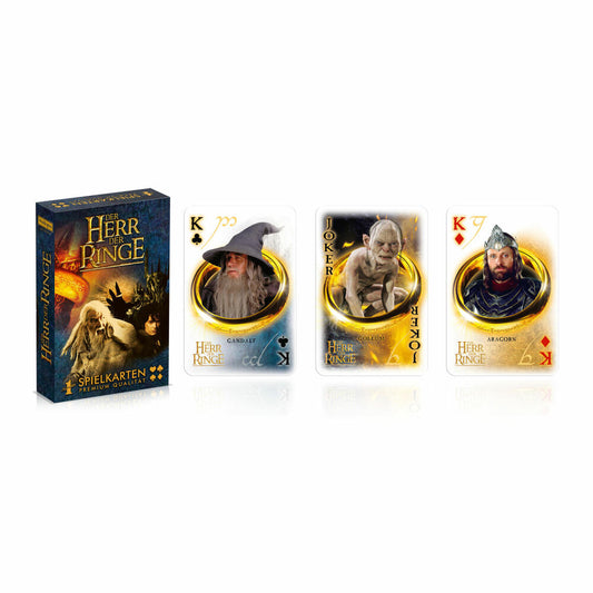 Winning Moves No1 Spielkarten Der Herr der Ringe, Kartenspiel, Spiel Karten, Französisches Blatt, 46561