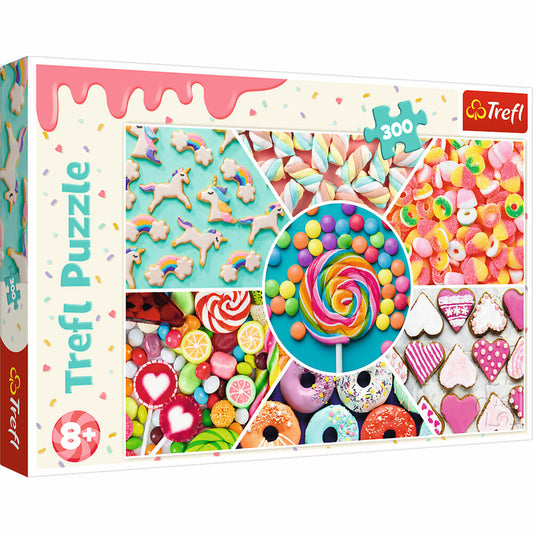 Trefl Puzzle Sweets, children's puzzle, 300 pieces, 60 x 40 cm, 23004