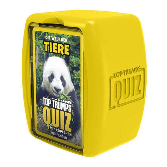 Winning Moves Top Trumps Quiz World of Animals, Quiz Game, Board Game, Knowledge Game, 47339