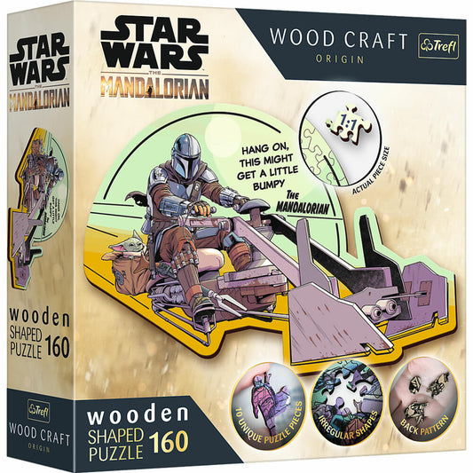 Trefl Holz Puzzle Star Wars - Grogu and Mandalorian, 160 Teile, 20187