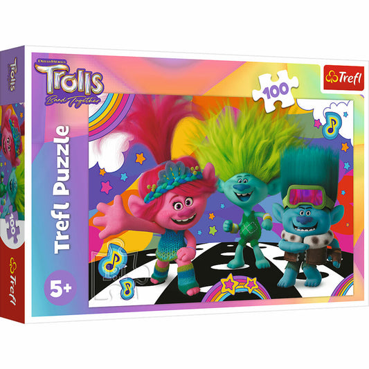 Trefl Puzzle Trolls, children's puzzle, 100 pieces, 41 x 27.5 cm, 16461