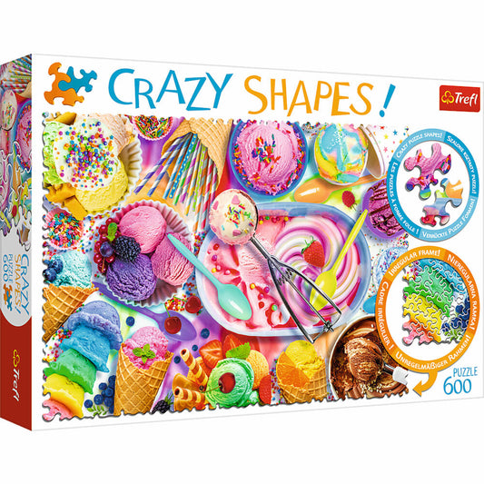 Trefl Puzzle Crazy Shapes Sweets, 600 pieces, 68.3 x 48 cm, 11119
