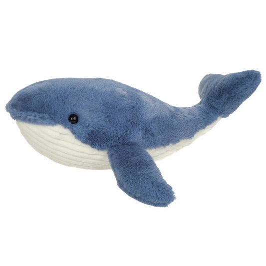 Teddy Hermann Walfisch Waltraud, Plüschtier, Wal, Herzekind, Plüsch, Blau, Weiß, 44 cm, 939542