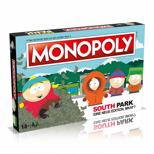 Winning Moves Monopoly South Park, Board Game, Parlor Game, Family Game, 48305
