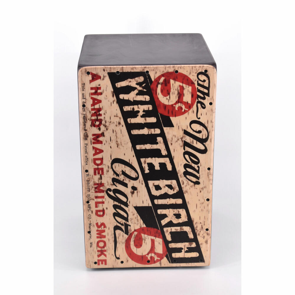 Voggenreiter Volt Cool Cajon 2 The Birch, Trommelkiste, Rythmusinstrument, Birkenholz, 48.5 cm, 1280