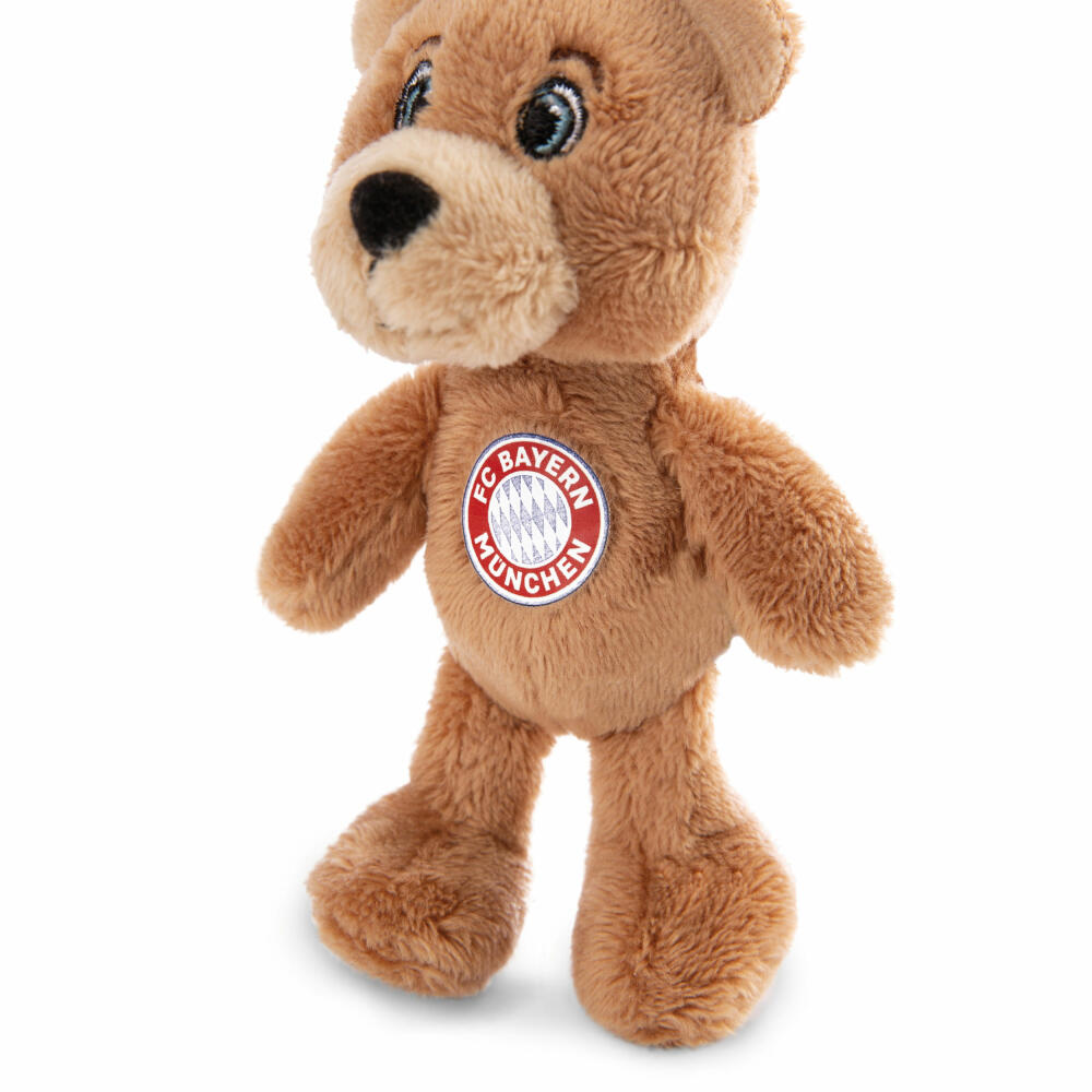 NICI FC Bayern München Bär Berni Schlüsselanhänger, Schlüssel Anhänger, Glücksbringer, 10 cm, 49071