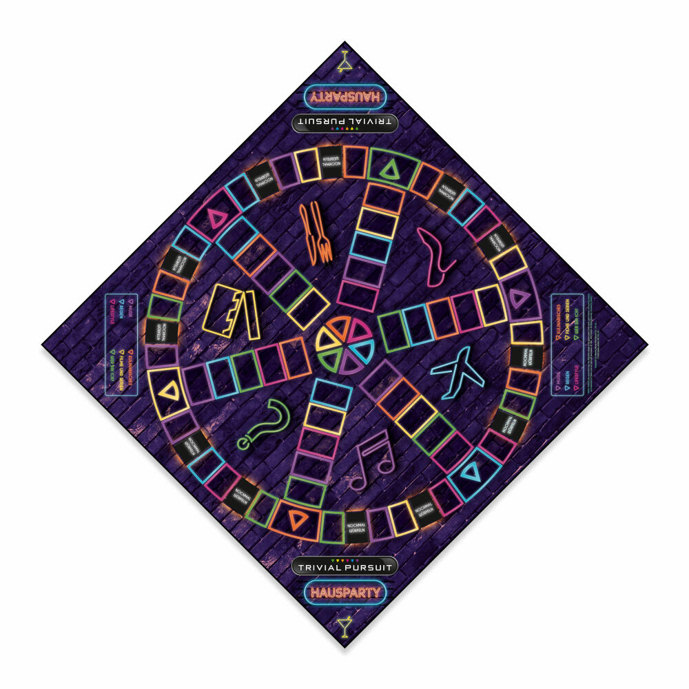 Winning Moves Trivial Pursuit - Hausparty XL, Brettspiel, Gesellschaftsspiel, Wissensspiel, ab 16 Jahren, 47407