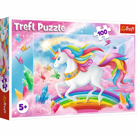 Trefl Puzzle Unicorn, children's puzzle, 100 pieces, 41 x 27.5 cm, 16364