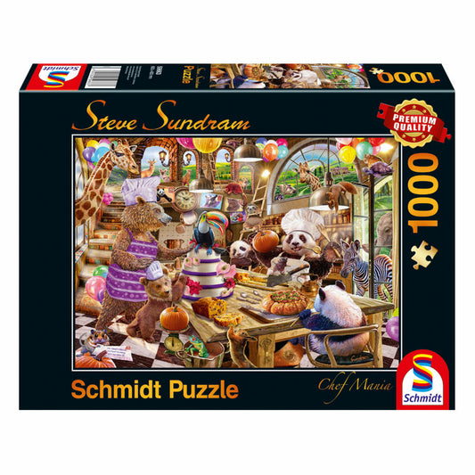 Schmidt Spiele Puzzle Chef Mania, Steve Sundram, adult puzzle, 1000 pieces, 59663
