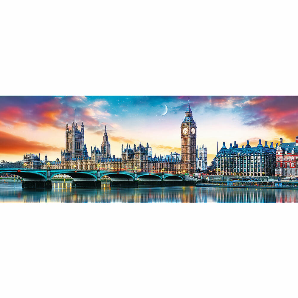 Trefl Panorama-Puzzle Big Ben und London Palace, 500 Teile, 66 x 23.7 cm, 29507
