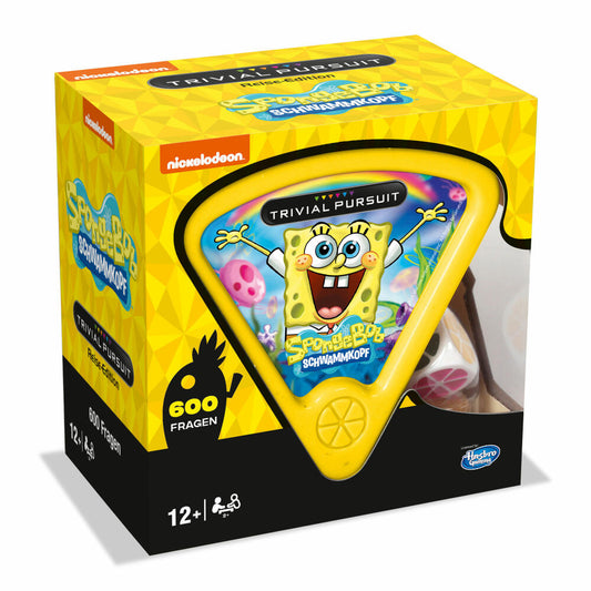 Winning Moves Trivial Pursuit Spongebob, card game, quiz game, board game, knowledge game, 47322