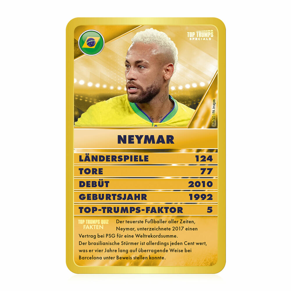 Winning Moves Top Trumps - Weltfussball Stars 5, Trumpfspiel, Kartenspiel, Familienspiel, ab 6 Jahren, WM04122-GER-12
