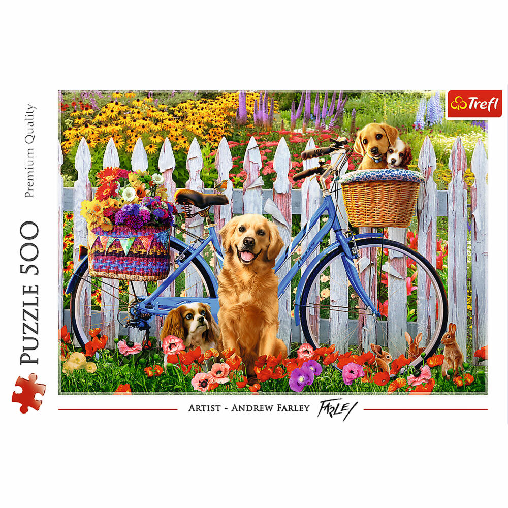 Trefl Puzzle Puppy Adventure, Dogs, 500 pieces, 48 ​​x 34 cm, 37450