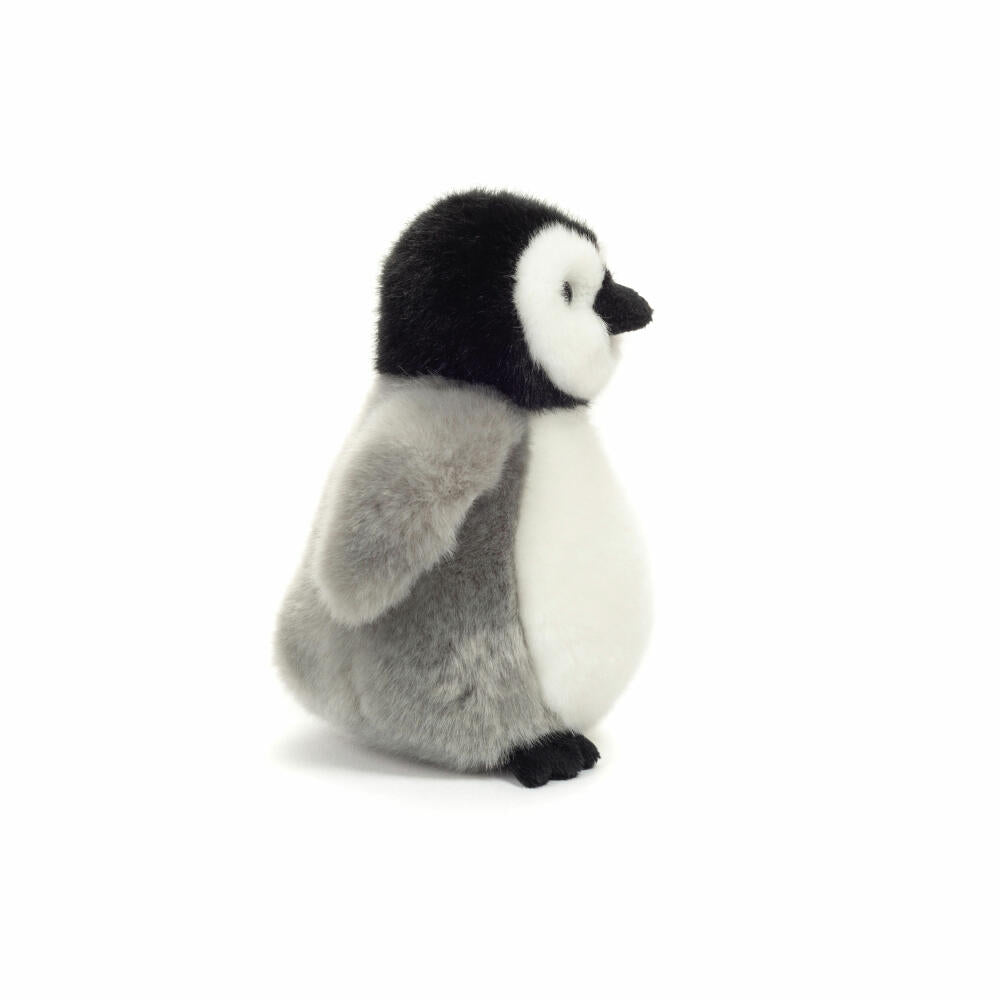 Teddy Hermann Pinguin, Plüschtier, Kuscheltier, Vogel, Plüsch, Grau-Weiß, 15 cm, 900214