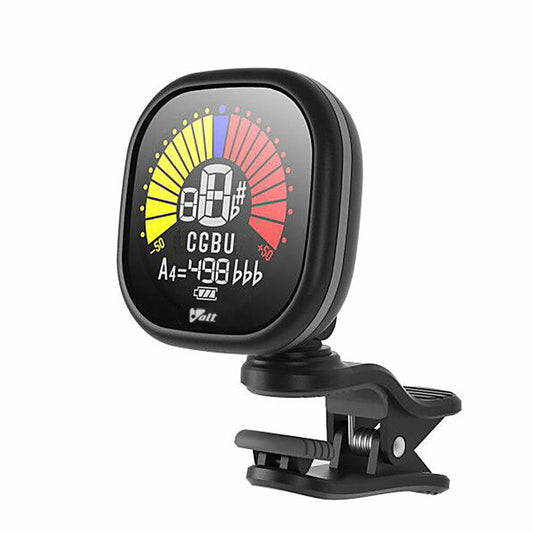Voggenreiter VOLT Clip-Tuner RCT-5000-black, Stimmgerät, für Gitarre / Bass / Ukulele, Schwarz, 1204