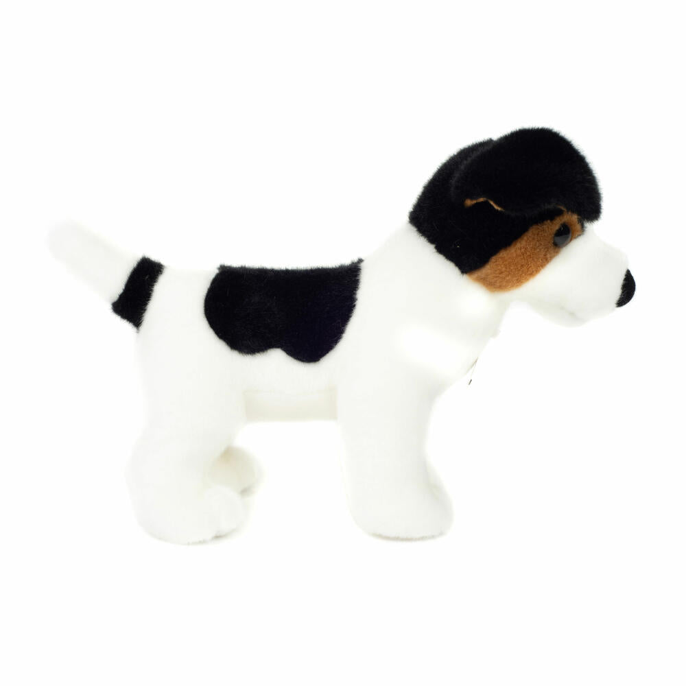 Teddy Hermann Jack Russell Terrier Puppy, Cuddly Toy, Stuffed Toy, Plush Toy, Dog, Plush, Black / Brown / White, 28 cm, 919674