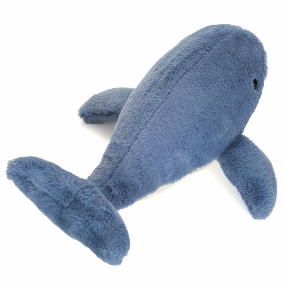 Teddy Hermann Walfisch Waltraud, Plüschtier, Wal, Herzekind, Plüsch, Blau, Weiß, 44 cm, 939542