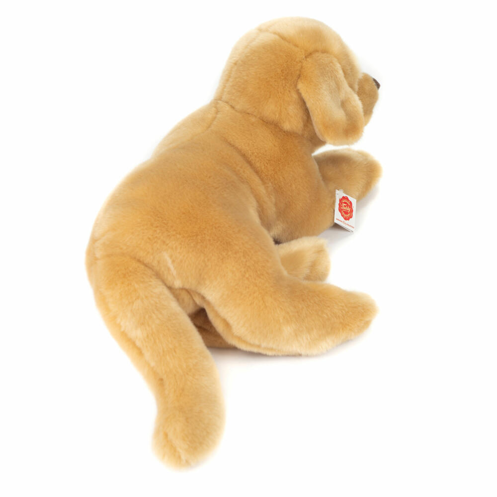 Teddy Hermann Labrador Retriever liegend, Kuscheltier, Stofftier, Plüschtier, Hund, Plüsch, Beige, 45 cm, 919650