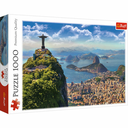 Trefl Puzzle Rio de Janerio, Brasilien, 1000 Teile, 68.3 x 48 cm, 10405
