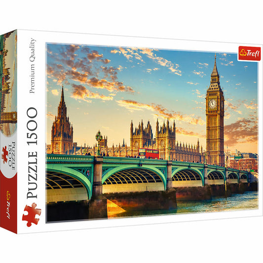 Trefl Puzzle London, Great Britain, 1500 pieces, 85 x 58 cm, 26202