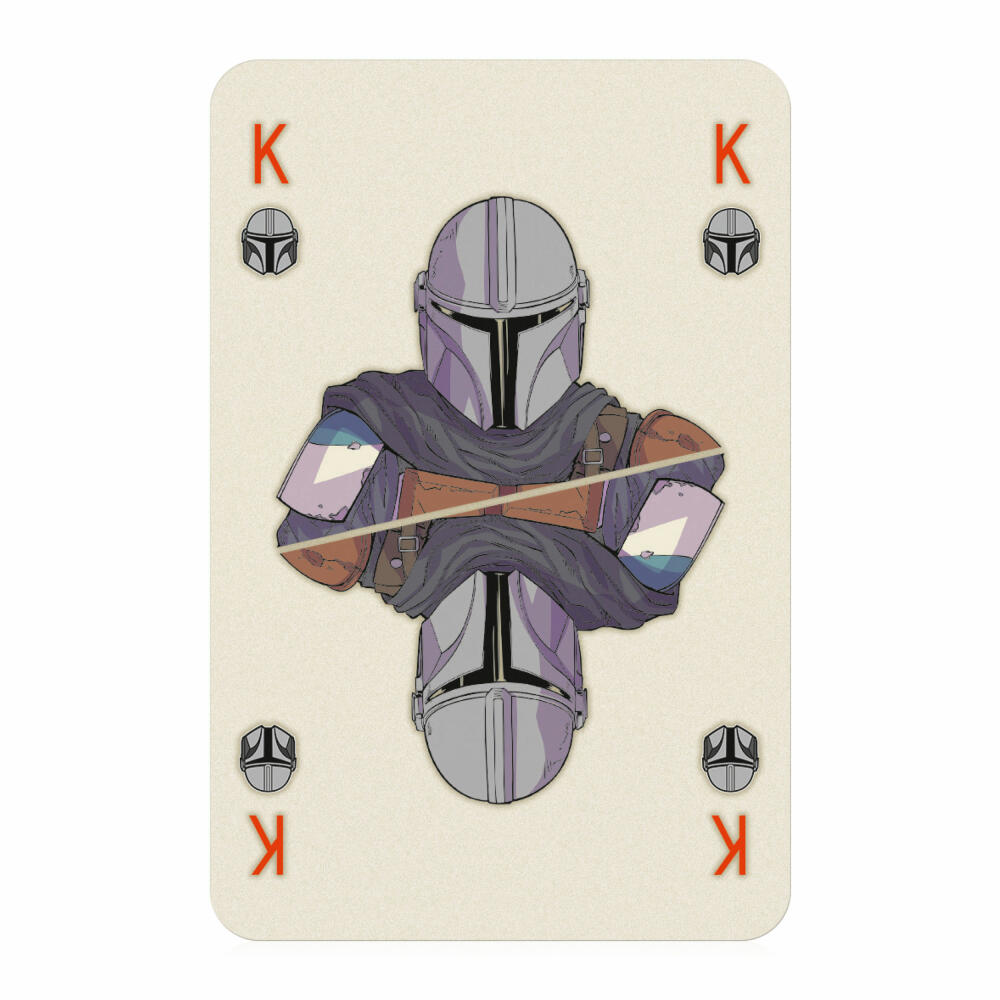 Winning Moves No1 Spielkarten Mandalorian Baby Yoda, Kartenspiel, Skatspiel, Spiel Karten, Französisches Blatt, 46905