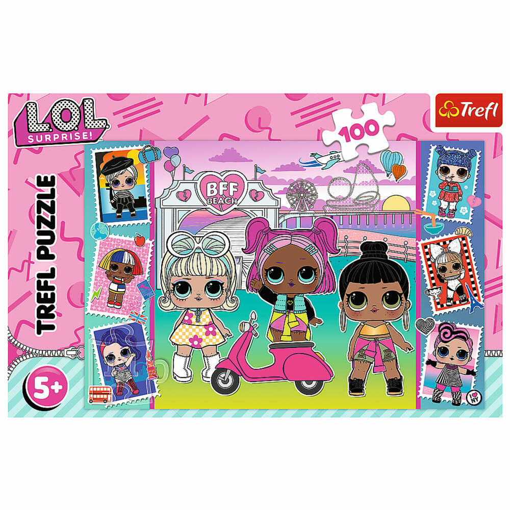 Trefl Puzzle LOL, children's puzzle, 100 pieces, 41 x 27.5 cm, 16443
