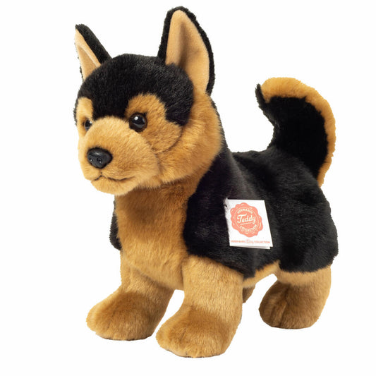 Teddy Hermann German Shepherd Standing, Cuddly Toy, Stuffed Toy, Plush Toy, Dog, Plush, 23 cm, 919704