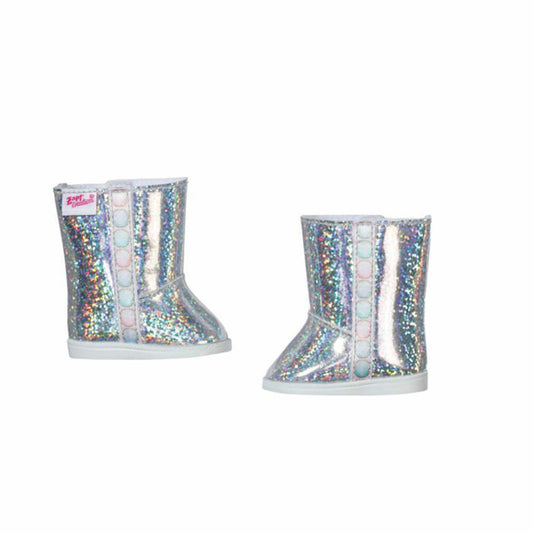 Zapf Creation BABY born Winterstiefel Hoch, Puppenschuhe, Schuhe, Puppe, Puppenkleidung, 43 cm, 831786