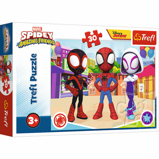 Trefl Puzzle Marvel Spidey, children's puzzle, 30 pieces, 27 x 20 cm, 18285