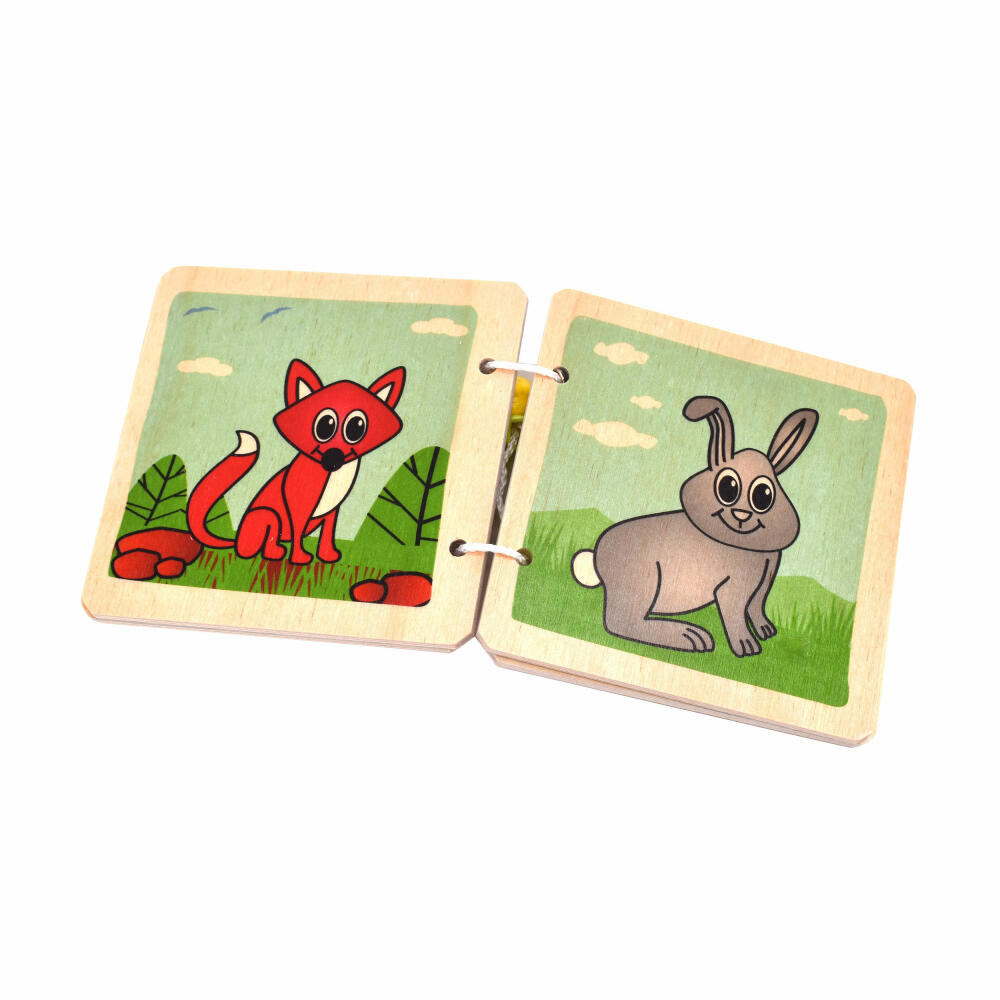 Voggenreiter Music for Kids Premium Bookie Forest, Holzbuch, Bilderbuch, Spielzeug, Kinder, 1241