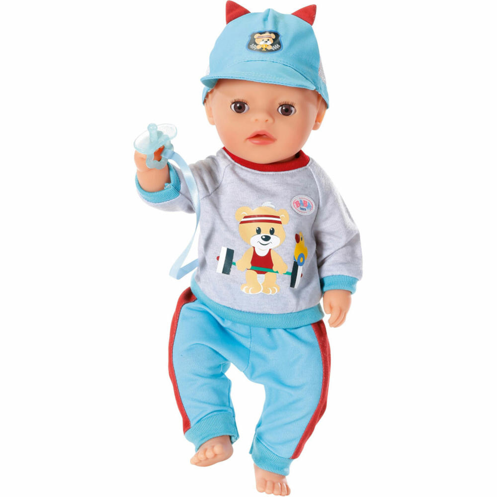 Zapf Creation BABY born Little Sport Outfit Blue, Doll Clothes, Dolls Clothes, 831878