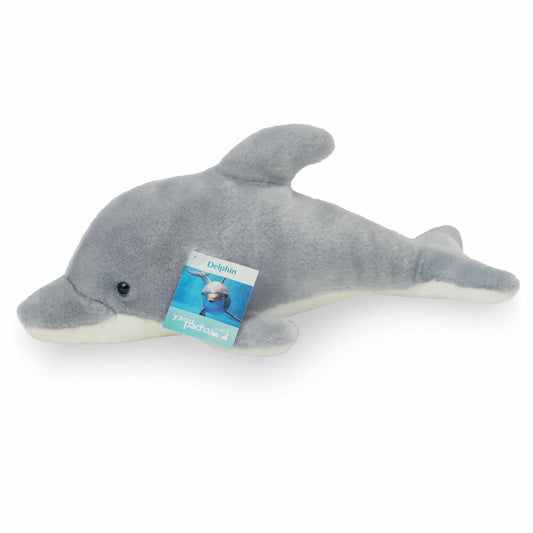 Teddy Hermann Delphin, Plüschtier, Kuscheltier, Meerestier, Plüsch, Blau, 35 cm, 900375