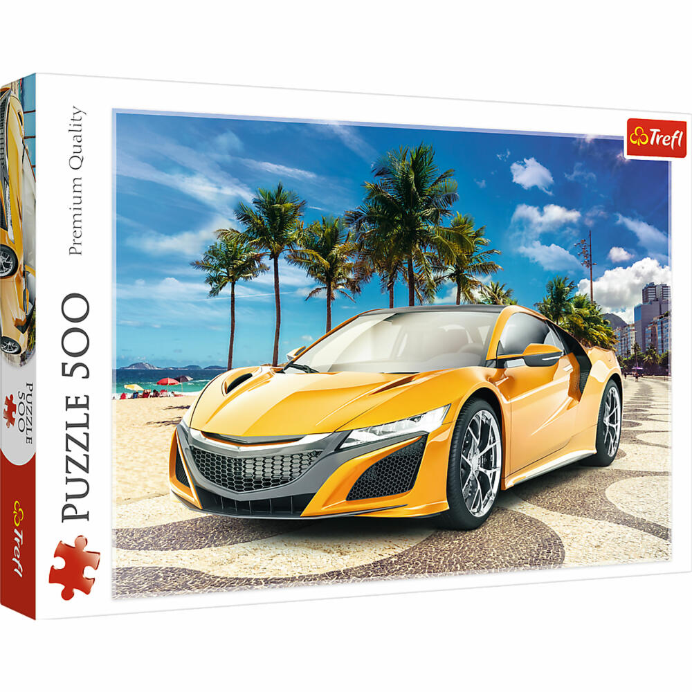 Trefl Puzzle Sports Car, Summer Adventure, 500 pieces, 48 ​​x 34 cm, 37381