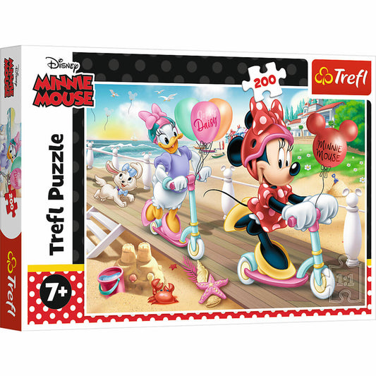 Trefl Puzzle Disney Minnie Mouse, children's puzzle, 200 pieces, 48 ​​x 34 cm, 13262