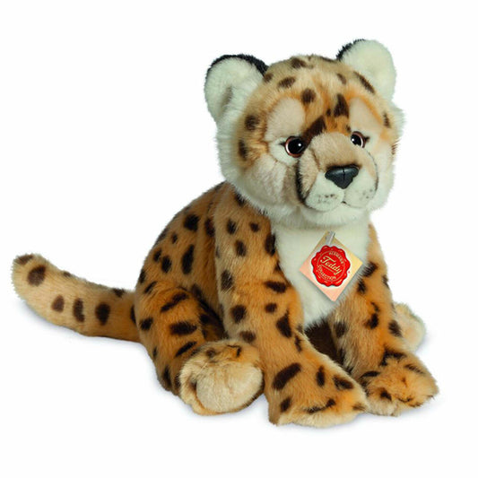 Teddy Hermann Gepard, Kuscheltier, Stofftier, Plüschtier, Wildtier, Plüsch, Braun gemustert, 26 cm, 90465
