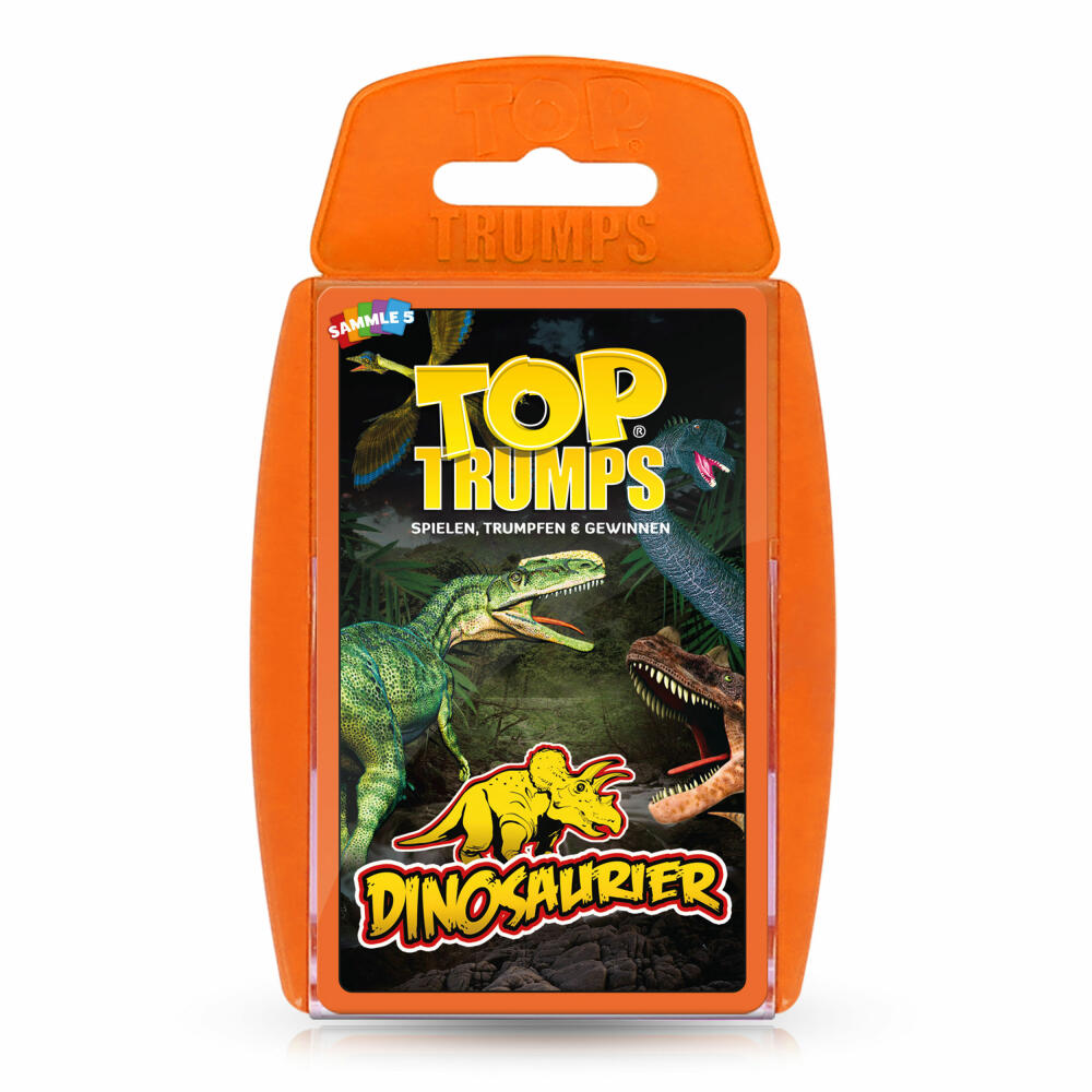 Winning Moves Top Trumps Dinosaurs, Card Game, Trump Game, Quartet, Card Game, 47148