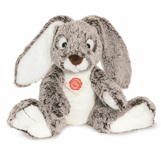 Teddy Hermann Schlenkerhase, Kuscheltier, Stofftier, Plüschtier, Haustier, sitzend, Plüsch, Grau, 28 cm, 93846
