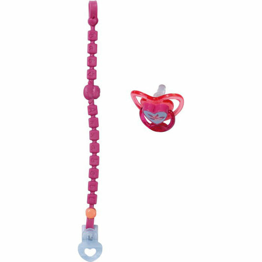Zapf Creation Baby Annabell pacifier with clip, doll accessories, doll accessories, pacifier chain, 706831